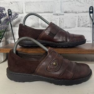 Earth Spirit Leather Loafers Shoes Size 8